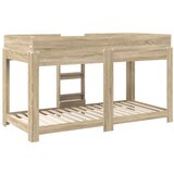  Postelja na vzkraj za otroke Sonoma hrast 100 x 200 cm, (5000142022) | Shoptok.si