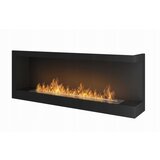  InFire - Ugaoni BIO kamin 45x120 cm 3kW crni | Eponuda.com