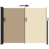  Uvlačiva bočna tenda bež 160 x 600 cm | shoptok.hr