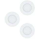 Eglo set ugradbenih LED svjetiljki Fueva (3 W, D x Š x V: 8,5 x 8,5 x 3 cm, Bijele boje, 3 Kom., Topla bijela) | shoptok.hr