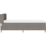  Krevet s podnicom s madracem Smeđesiv 80x200 cm Tkanina | shoptok.hr