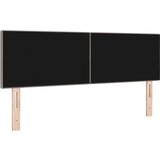  LED glava kreveta S LED lampica Sivo-smeđa 160 cm Poliester | shoptok.hr