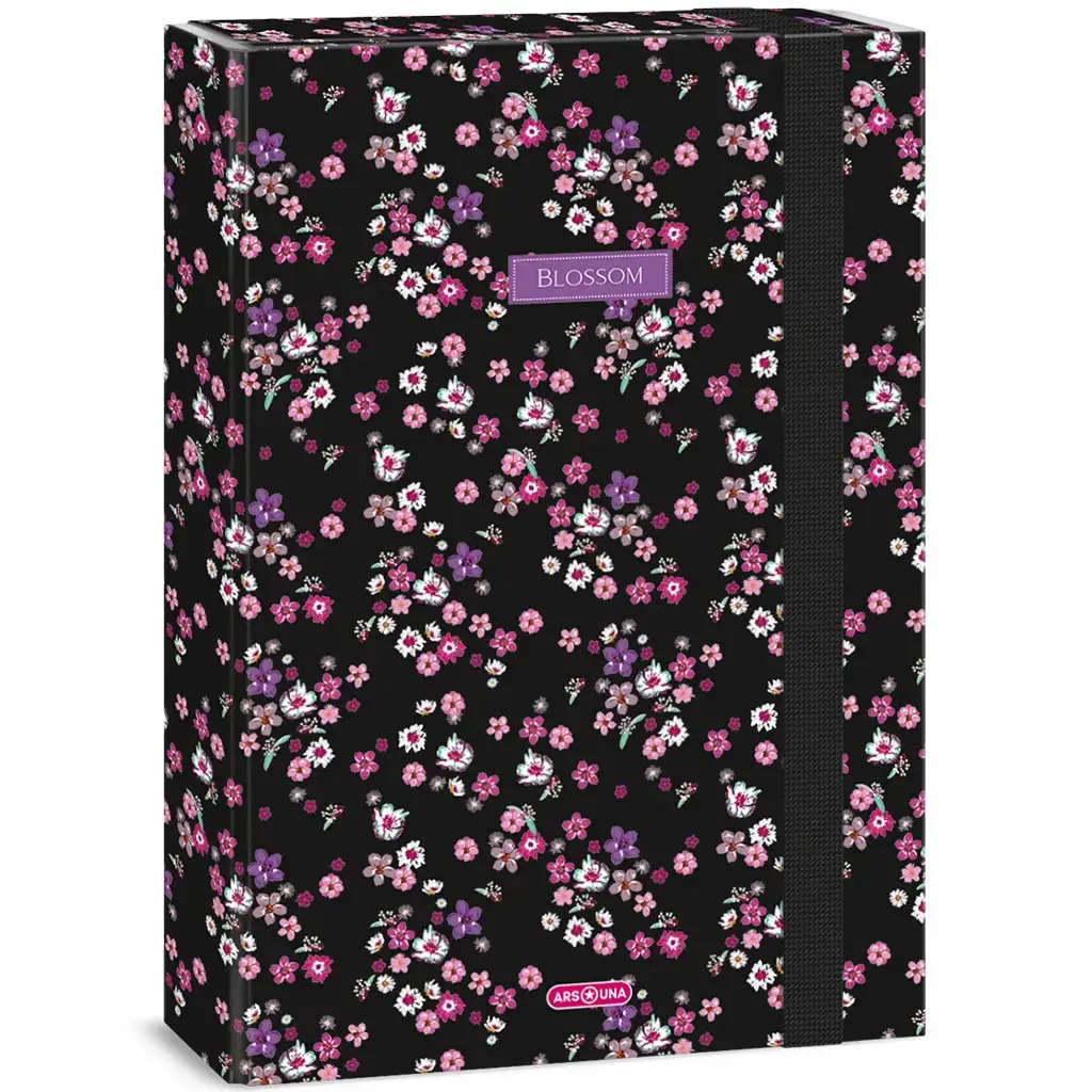 Ars Una pearl blossom black A/4 kutija za bilježnice | shoptok.hr