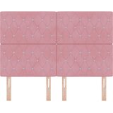  Uzglavlje Ružičasta 144 cm Baršun | shoptok.hr
