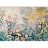  Foto tapeta - Tapestry Pattern with a Meadow and Flowers Kilim with a Spring Motif 250x175 | shoptok.hr