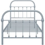  Okvir za krevet sivi metalni 100 x 200 cm | shoptok.hr