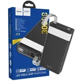 Power bank 30000mAh, Micro-USB / Tipe-C ulaz, lampa - J73 Powerful, Black