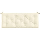 vidaXL Blazina za vrtno klop krem 120x50x7 cm oxford tkanina | Shoptok.si