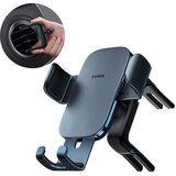 Baseus Držalo za telefon Gravity za okroglo zračnico Metal Age II, temno sivo, (21831483) | Shoptok.si
