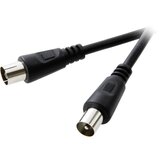 SpeaKa Professional Antenski priključni kabel SpeaKa Professional\, [1x antenski vtikač 75 - 1x antenska vtičnica 75]\, 15 m\, 75 dB\, č, (20432226) Cene