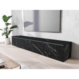 P & B nizka omarica lowa, črna, marmorirano, led | Shoptok.si