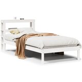 vidaXL Okvir kreveta bez madraca bijeli 90 x 190 cm masivna borovina | shoptok.hr