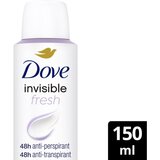 Dove Invisible Fresh Antiperspirant osvežilni deodorant za ženske 150 ml | Shoptok.si