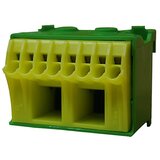 HAGER PE priključni blok (Število vpenjalnih točk: 10 kos, Zelena/Rumena) | Shoptok.si