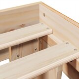 vidaXL Posteljni okvir brez vzmetnice 160x200 cm trdna borovina | Shoptok.si