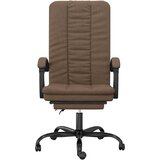  Uredski naslonjač od tkanine smeđi | shoptok.hr