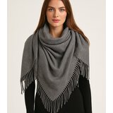 Pri One-color shawl shlik scarf with fringe GRACE | shoptok.hr