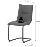 MID.YOU Set Nihajnih Stolov Sonja, Antracit, 2 Kos | Shoptok.si