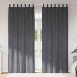 vidaXL Zavjese Super svjetlosiva Poliester 140 x 225 cm | shoptok.hr