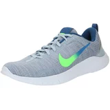 Nike Tekaški čevelj 'FLEX EXPERIENCE 12' modra / golobje modra / siva / neonsko zelena