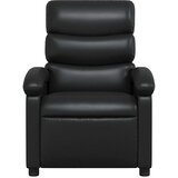  Masažni naslonjač od umjetne kože crni | shoptok.hr