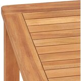  Vrtni blagovaonski stol 140 x 80 x 77 cm od masivne tikovine | shoptok.hr
