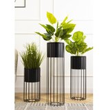 Metalna saksija za cveće LOFT 42x20 cm crna | Eponuda.com
