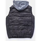 Gemre Black men's vest with a tracksuit hood Avar | Shoptok.si