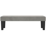  Klupa svjetlosivi 100x30x30 cm baršunasti | shoptok.hr