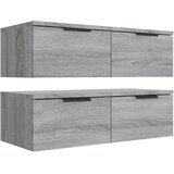  Zidni ormarići 2 kom siva sonome 68x30x20 cm konstruirano drvo | shoptok.hr