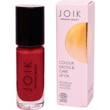 JOIK Organic Olje za ustnice Colour, Gloss & Care - 04 Ruby Red Cene
