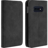 AVIZAR Ovitek za denarnico v videzu postaranega usnja, funkcija video podpore - crna str. Samsung Galaxy S10e, (20599927) | Shoptok.si