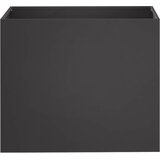  Vrtna saksija 2 kom. Crna 60 x 40 x 50 cm Čelična vrata | shoptok.hr
