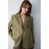 TRENDYOLMILLA Ženski sakoTWOSS26BC00039, Kaki u