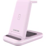 Canyon wireless charger WS-304 15W 3in1 Iced Pink | Eponuda.ba