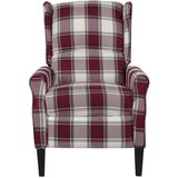 vidaXL Masažni naslanjač rdeče blago | Shoptok.si