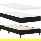 Box spring krevet s madracem Crna 80 x 200 cm tkanina | shoptok.hr