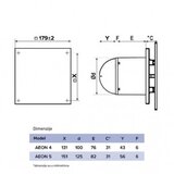Bb Link ERA PAGE4/5 SILVER GRAY Stakleni panel za ventilator | ePonuda.com