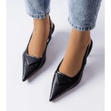 Gemre Black low-heeled sandals Labonté | ePonuda.com