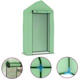 Furnova Rastlinjak z jeklenim okvirjem 0,5 m² 1x0,5x1,9 m, (21948393) | Shoptok.si