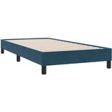 Box Spring krevet s madracem tamnoplavi 80x210 cm baršun | shoptok.hr