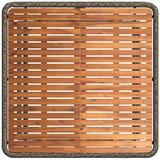  Komplet za jedilnico v vrtu 3 pcs Siva in temno siva poli ratan, (5000301171) | Shoptok.si