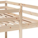 Trostruki okvir kreveta na kat 140x200 / 70x140 cm od borovine | Eponuda.com
