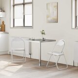  Sklopiva stolica 2 pcs Bijela i siva 48 x 43,5 x 81 cm | Eponuda.ba