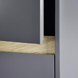 Bessagi Home Visoka Omara Massimo, Temno Siva | Shoptok.si