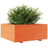 vidaXL Vrtna sadilica voštano smeđe boje 110x110x49 5 cm od borovine | shoptok.hr