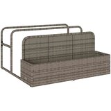  Plovak za bazen Siva 110x100x57 cm Poli ratan | shoptok.hr