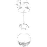 Eglo montio 1, led, 1x5w, hrom/staklo prozirno | Eponuda.com