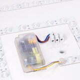 Brilagi LED prigušiva svetiljka PILANA SQUARE LED/48W/230V hrast/bež 42x42 cm + sa daljinskim upravljačem | Eponuda.com