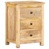 vidaXL Nočna omarica 45x35x60 cm trden mangov les | Shoptok.si